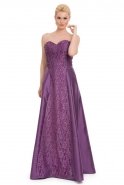 Длинное Вечернее Платье Пурпурный ST5198
