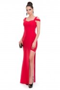 Короткое Вечернее Платье красный NA6190
