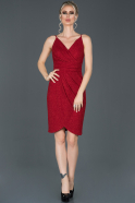 Короткое Вечернее Платье красный ABK617