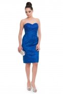Короткое Вечернее Платье Ярко-синий ST1213