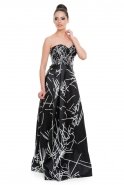 Длинное Вечернее Платье Черный ST5208