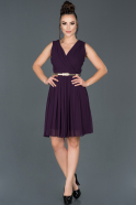 Короткое Платье На Приглашение Пурпурный ABK580