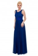 Длинное Вечернее Платье Ярко-синий AN1162