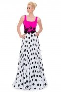 Длинное Выпускное Платье розовый ALY6335