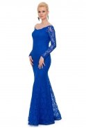 Длинное Вечернее Платье Ярко-синий ABU555