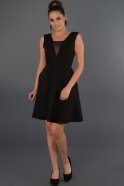 Короткое Вечернее Платье Черный D9158