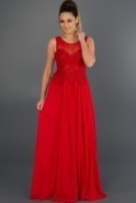 Длинное Выпускное Платье красный F2536