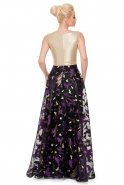 Длинное Вечернее Платье Пурпурный C7146