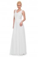 Длинное Вечернее Платье Белый J1054
