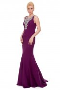 Длинное Вечернее Платье Пурпурный J1081