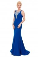 Длинное Вечернее Платье Ярко-синий J1081