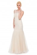 Длинное Вечернее Платье Белый S4197