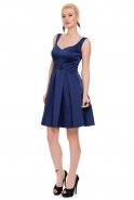 Короткое Вечернее Платье Темно-синий S4223