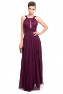 Длинное Вечернее Платье Пурпурный C7130