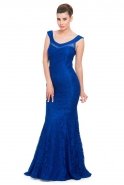 Длинное Вечернее Платье Ярко-синий J1021