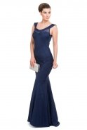 Длинное Вечернее Платье Темно-синий J1162