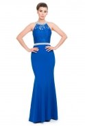 Длинное Вечернее Платье Ярко-синий J1163