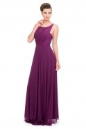 Длинное Вечернее Платье Пурпурный NA6160