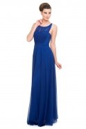 Длинное Вечернее Платье Ярко-синий NA6160