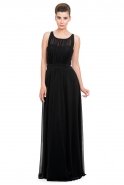 Длинное Вечернее Платье Черный NA6160