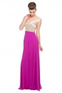 Длинное Выпускное Платье Пурпурный O4355
