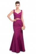 Длинное Вечернее Платье Пурпурный T2511