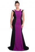 Вечернее Платье Свободного Кроя Пурпурный C9512