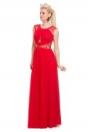 Длинное Вечернее Платье красный AN2303
