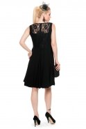 Короткое Коктейльное Платье Черный T2526