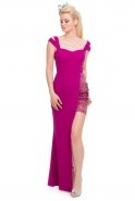 Короткое Вечернее Платье Пурпурный NA6203