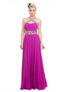 Длинное Выпускное Платье Пурпурный O4352