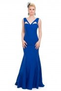 Длинное Вечернее Платье Ярко-синий T2534