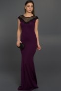 Длинное Вечернее Платье Пурпурный AR36814