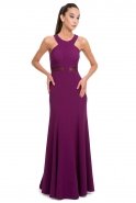 Длинное Вечернее Платье Пурпурный J1170