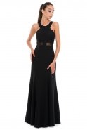 Длинное Вечернее Платье Черный J1170