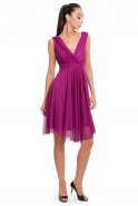 Короткие Ночные Платья Пурпурный T2522