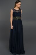 Длинное Вечернее Платье Темно-синий AR36831