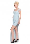Длинное Вечернее Платье Светло-синий A60507