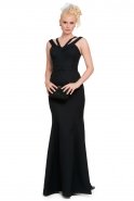 Длинное Вечернее Платье Черный E3152