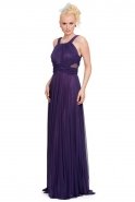 Длинное Вечернее Платье Пурпурный E3169