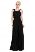 Длинное Вечернее Платье Черный E3169