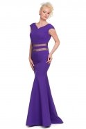 Длинное Вечернее Платье Пурпурный E3173