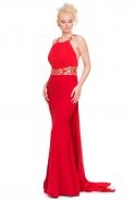Длинное Вечернее Платье красный F2643