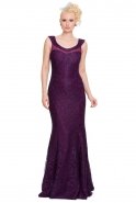 Длинное Вечернее Платье Пурпурный J1021