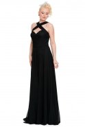 Длинное Вечернее Платье Черный E3168