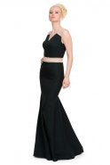 Длинное Вечернее Платье Черный E3174