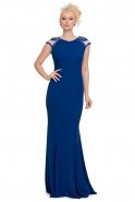 Длинное Вечернее Платье Ярко-синий F2645