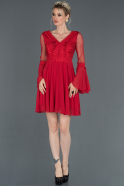 Короткое Платье На Приглашение красный ABK643