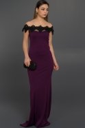 Длинное Вечернее Платье Пурпурный AR36829