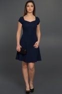 Короткое Вечернее Платье Темно-синий AR36842